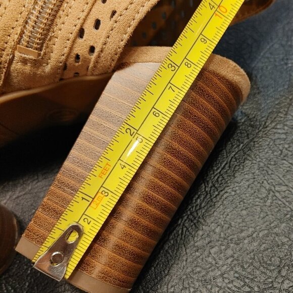 Emerson Light Tan Oopen Toe Booties - CIRCUS BY SAM EDELMAN - Picture 4 of 4